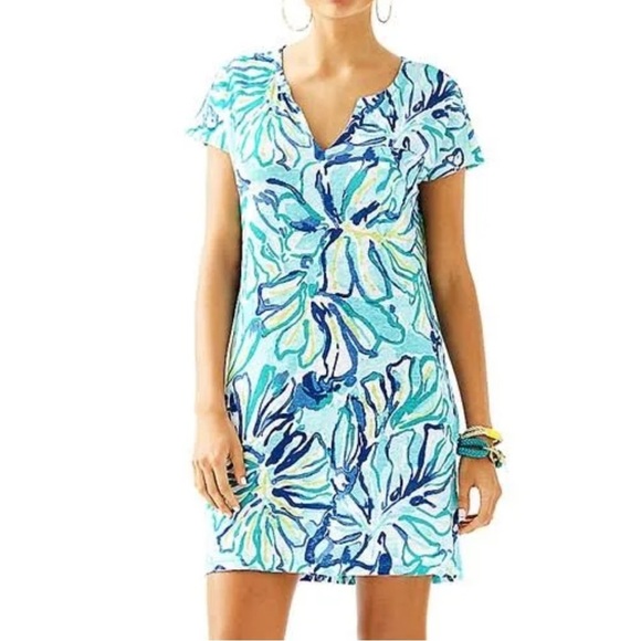 Lilly Pulitzer Duval Pool Blue Stay Cool Linen - Picture 8 of 8
